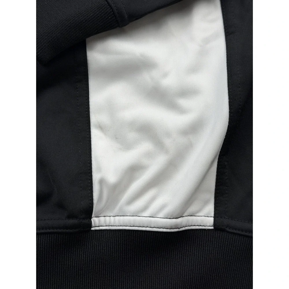NWT New Adidas Track Jacket Zip Bailer TT ED6252 White/Black Tricot Small READ